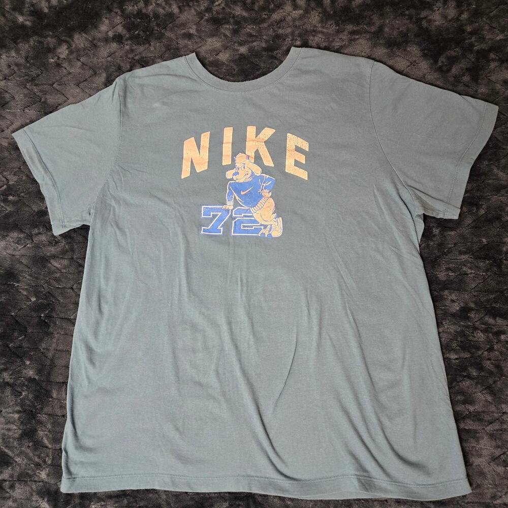 Nike Tee Wildcard SP25 Graphic Crewneck Short Sleeve Men's Blue - Size XL